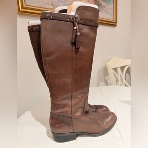 Ralph Lauren Brown Heeled Boots